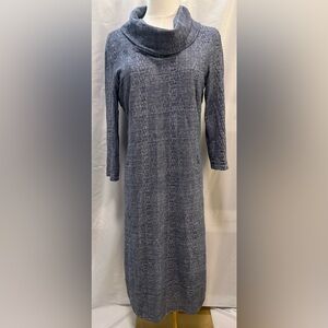Saturday Sunday Long Sleeve Blue Gray Dress